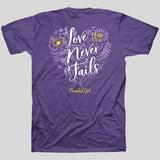 Cherished GirlÂ® Womens T-Shirt Love Never Fails