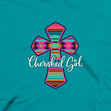 Cherished Girl Womens T-Shirt Pray About Everything