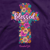 Cherished Girl Womens T-Shirt Blessed