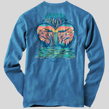Cherished Girl Womens Long Sleeve T-Shirt Overflowing Love