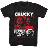 Chucky - Seed Of - American Classics - Solid Black Adult Short Sleeve T-Shirt