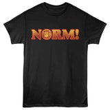 Cheers - Norm - American Classics - Black Solid Adult Short Sleeve T-Shirt