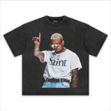 CHRIS BROWN BIG TEE