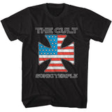 The Cult - Sonic Temple - American Classics - Solid Black Adult Short Sleeve T-Shirt