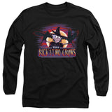 Rick And Morty - Rick And Two Crows - Adult Long Sleeve T-Shirt