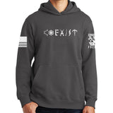 COEXIST Hoodie Style001