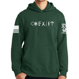 COEXIST Hoodie Style001