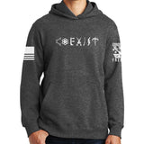 COEXIST Hoodie Style001