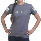 Ladies COEXIST T-shirt Style001
