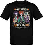 Hocus Pocus I Need Coffee To Focus Fresh Boo'd Halloween T-Shirt