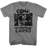 Cyndi Lauper Torn Note Dance Officially Licensed Adult Short Sleeve T-Shirt Style001