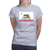 California Republic No Right To Bear Arms Ladies T-shirt Style001