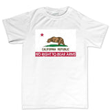 California Republic No Right To Bear Arms Mens T-shirt Style001