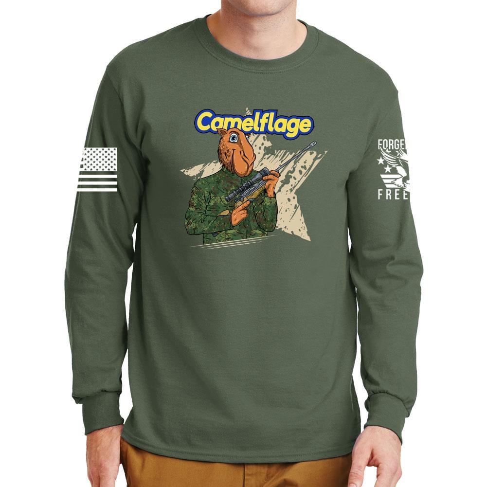 Long Sleeve Camelflage T-shirt