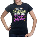 Camo And Ammo Ladies T-shirt Style001