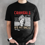 Cannibals Ate My Uncle Native Biden American Flag Shirts