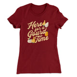 Here For A Gourd Time Funny Thanksgiving Women's T-Shirt