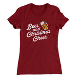 Beer And Christmas Cheer Women's T-Shirt