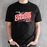 Carolina Hurricanes 2024 Stanley Cup Playoffs Slogan Cause Chaos shirts