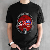 Carolina Hurricanes Vss. New York Islanders Inglasco 2024 Stanley Cup Playoffs First Round Dueling Matchup T-shirts