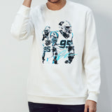 Carolina Panthers Kai Brown wearing Derrick Brown shirts