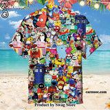 Cartoon Collage Personalized Hawaiian Shirt