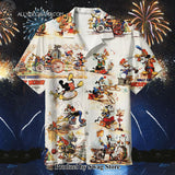 Cartoon Gender Neutral Hawaiian Shirt