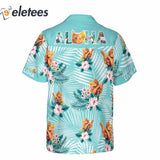 Cat Aloha Hawaiian Shirt, Summer Party Shirt