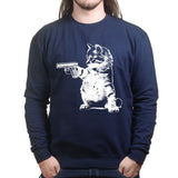 Unisex Kitty Cat Gun Sweatshirt Style001