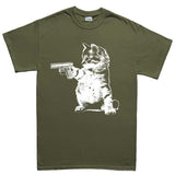 Men's Kitty Cat Gun T-shirt Style001
