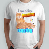Cat I am either yapping or napping shirt