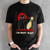 Cat bowling I do what I want shirts