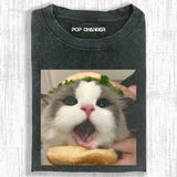 Cat burger V2 TEE