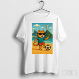 Cat Playing Football Shirt