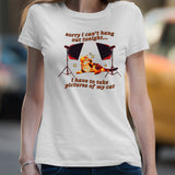 Cat sorry I canâ€™t hang out tonight shirt