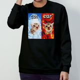 Cat vs car heaven and hell shirt