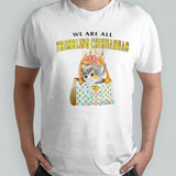 Cat we are all trembling chihuahuas shirt