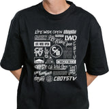 Cboystv Blue Chain Gang T-shirt