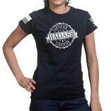 Certified Badass Ladies T-shirt Style001