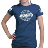 Certified Badass Ladies T-shirt Style001