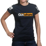 Certified Gun Whore Ladies T-shirt Style001