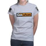 Certified Gun Whore Ladies T-shirt Style001