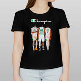 Champion Jayson Tatum Jaylen Brown And Robert Williams III Boston Celtics Signatures Shirt