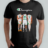 Champion Jayson Tatum Jaylen Brown And Robert Williams III Boston Celtics Signatures Shirt