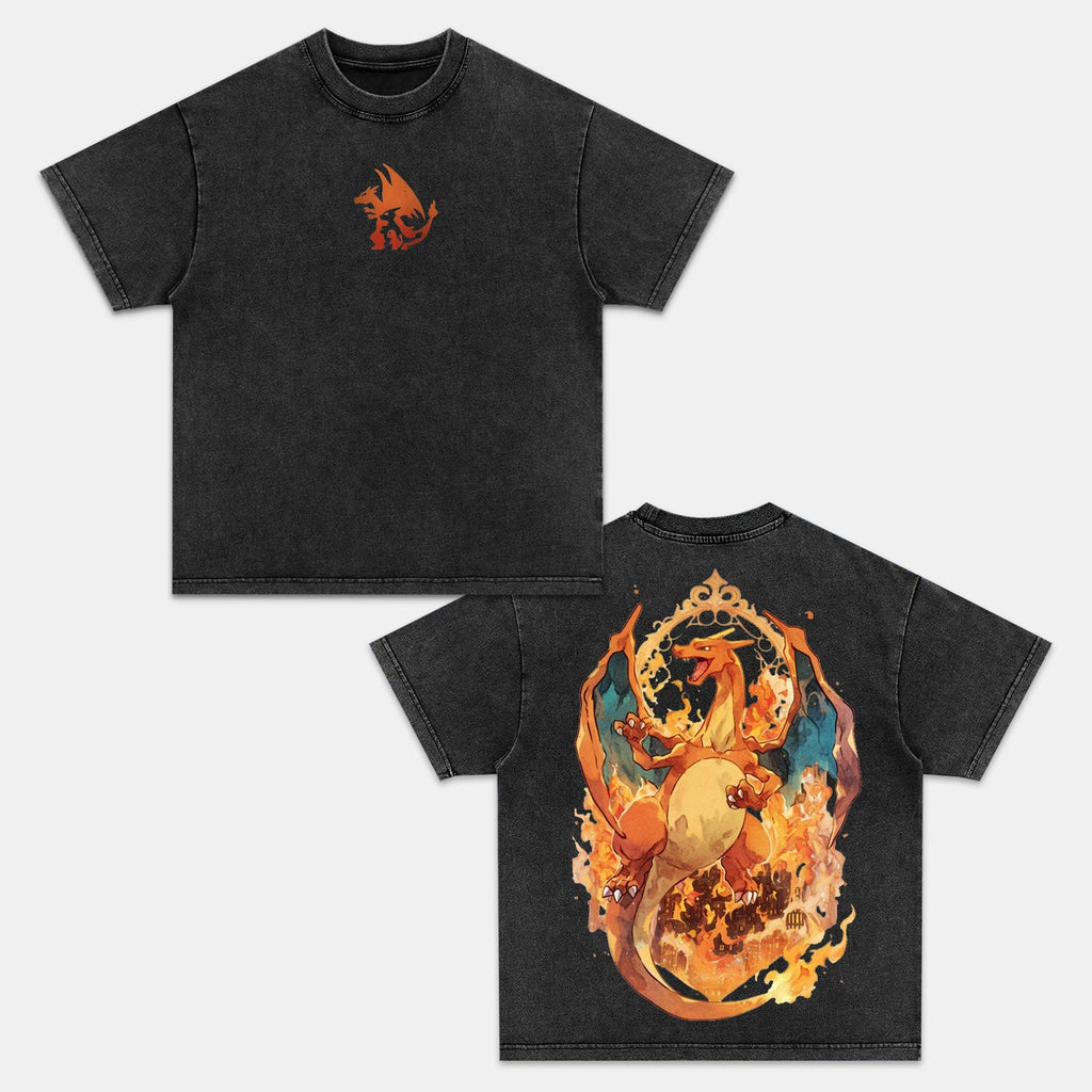 CHARIZARD VINTAGE TEEä¸¨POKÃ‰MON-[DS] Style001
