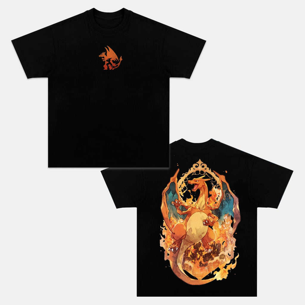 CHARIZARD VINTAGE TEEä¸¨POKÃ‰MON-[DS] Style001