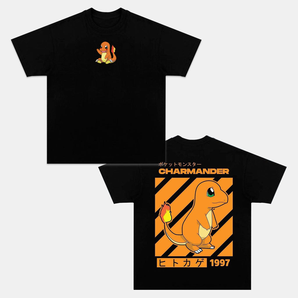 CHARIZARD UNISEX ANIME INSPIRED VINTAGE T-SHIRTä¸¨POKÃ‰MON-[DS]