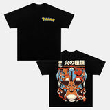 CHARIZARD UNISEX ANIME INSPIRED VINTAGE T-SHIRTä¸¨POKÃ‰MON-[DS] Style001
