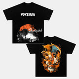 CHARIZARD UNISEX ANIME INSPIRED VINTAGE T-SHIRTä¸¨POKÃ‰MON-[DS] Style002