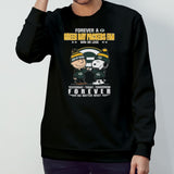 Charlie Brown And Snoopy High Fight Forever A Green Bay Packers Fan Win Or Lose Yesterday Today Tomorrow Forever T-shirt